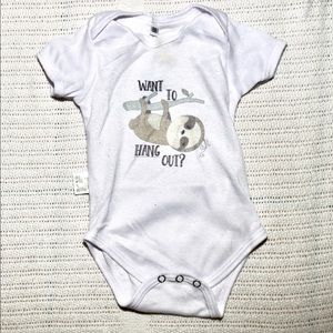 [3/$10] Baby sloth onesie